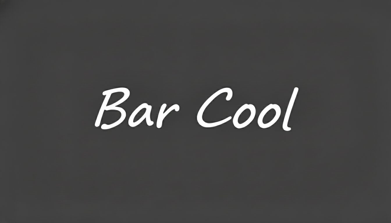 Bar Coolのロゴ(反転)